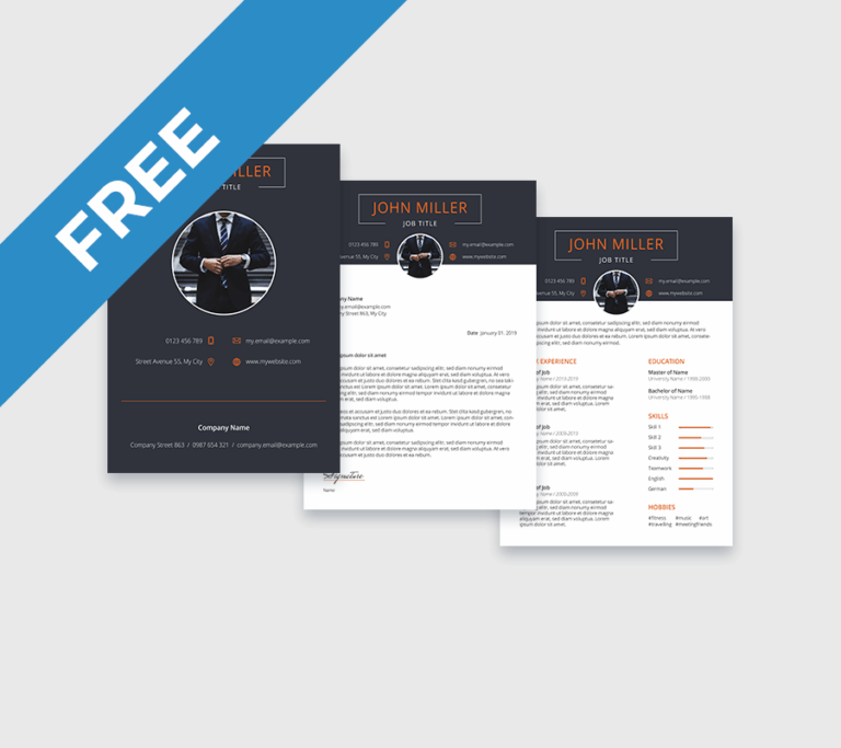 Dark Resume free