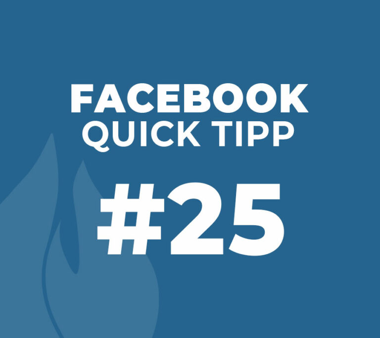 Facebook Quick Tipp #26