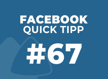 Facebook Quick Tipp #67