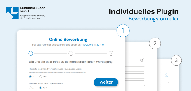 pure media solutions Referenz: WordPress-Plugin für Kaldunski & Löhr
