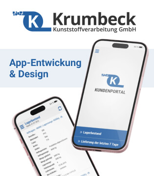 Referenz pure media solutions: Krumbeck Kundenportal