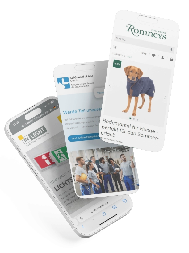 Kundenprojekte der pure media solutions GmbH