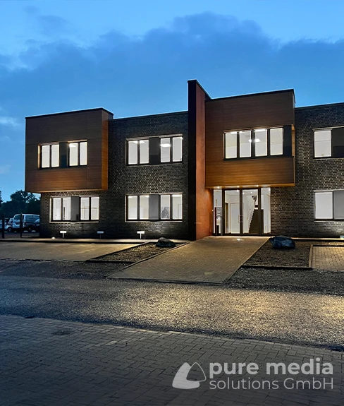 pure media solutions Visual Content: Gebäude-Aufnahme von pure media solutions