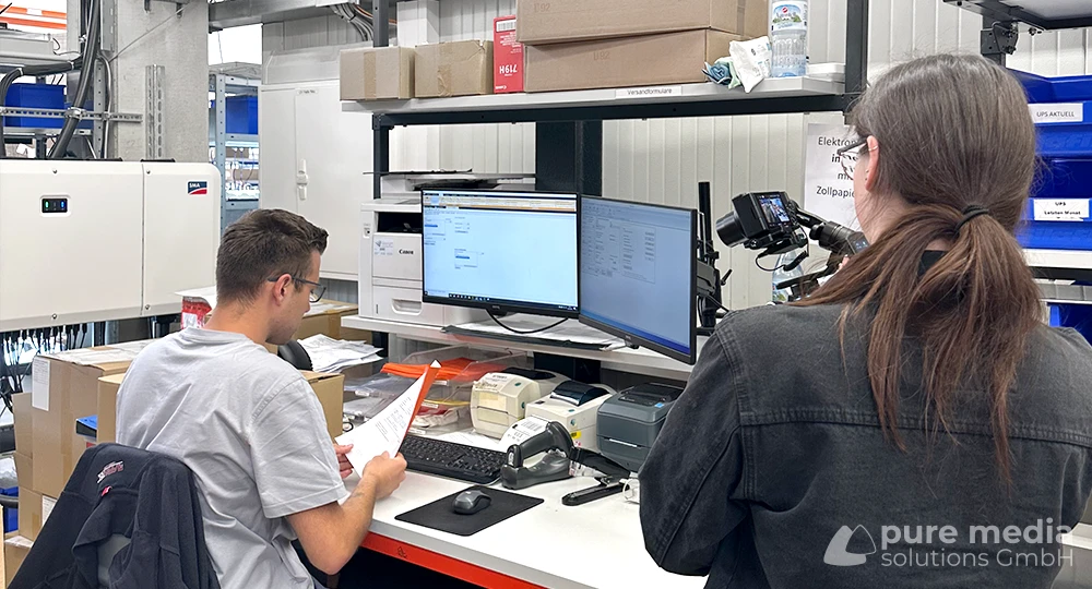 pure media solutions Visual Content: Behind the Scenes Aufnahmen bei INLIGHT GmbH