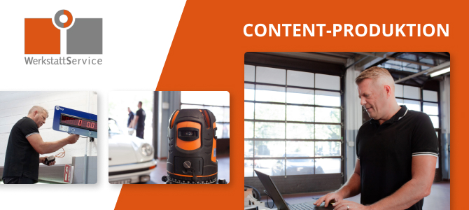 Visual Content Referenz: Video und Fotos für WS WerkstattService