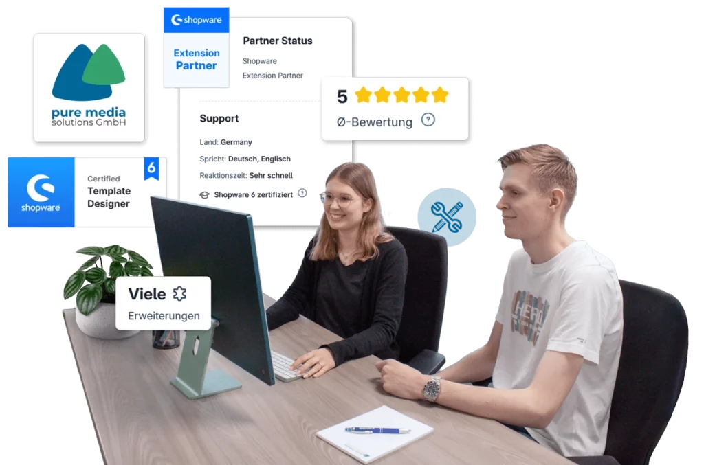 pure media solutions: Shopware Erweiterungen